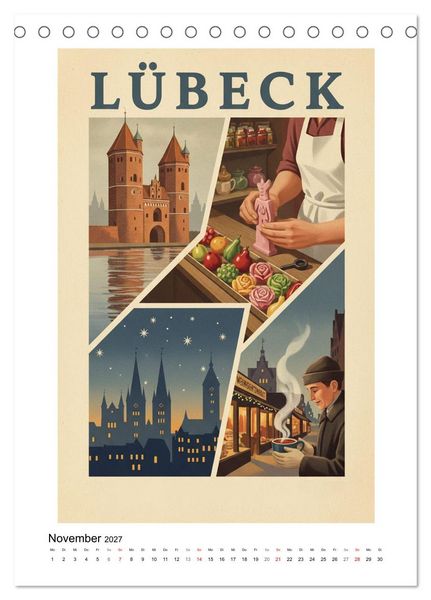 Produktbild: Sehnsucht Deutschland &ndash; Die Mid-Century Collection (Tischkalender 2027 DIN A5 hoch), CALVENDO Monatskalender