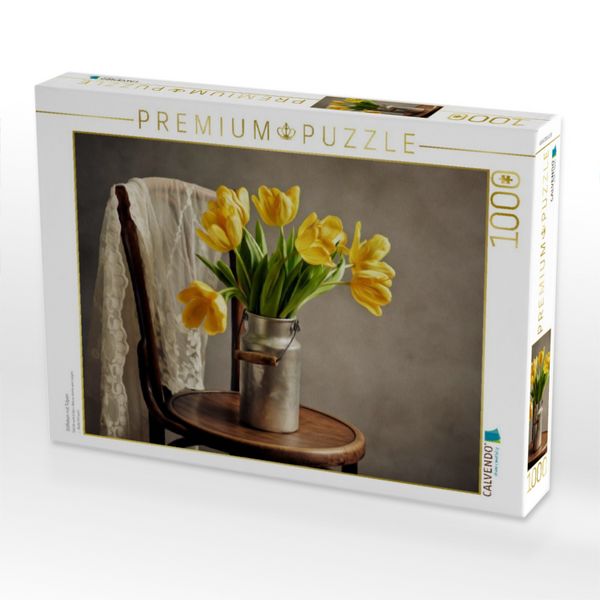 Produktbild: CALVENDO Puzzle Stillleben mit Tulpen | 1000 Teile Lege-Gr&ouml;&szlig;e 64x48cm Foto-Puzzle f&uuml;r gl&uuml;ckliche Stunden