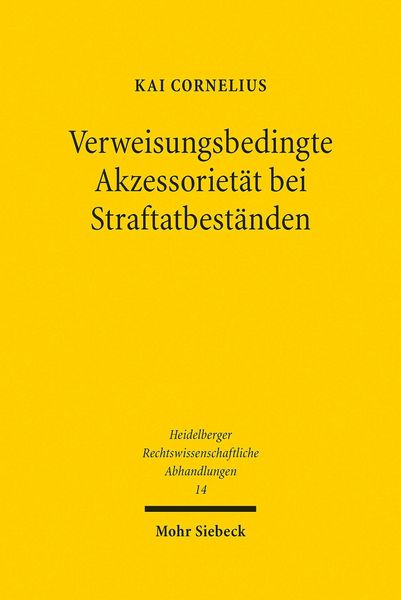 Produktbild: Verweisungsbedingte Akzessoriet&auml;t bei Straftatbest&auml;nden