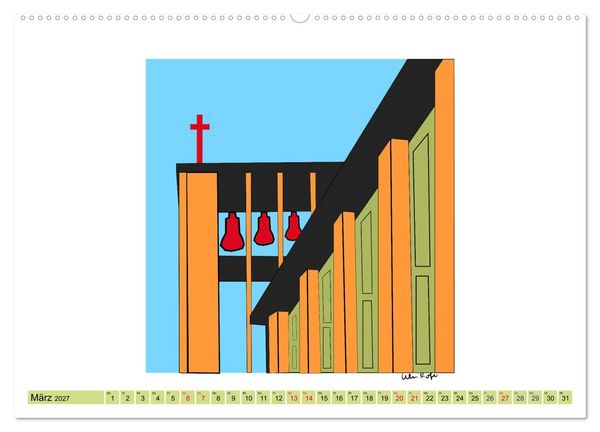 Produktbild: DudoDigital (Wandkalender 2027 DIN A2 quer), CALVENDO Monatskalender