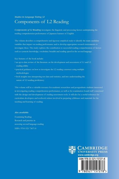 Produktbild: Components of L2 Reading