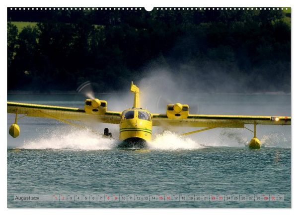 Produktbild: Wasserflugzeuge - Fliegende Exoten (hochwertiger Premium Wandkalender 2026 DIN A2 quer), Kunstdruck in Hochglanz