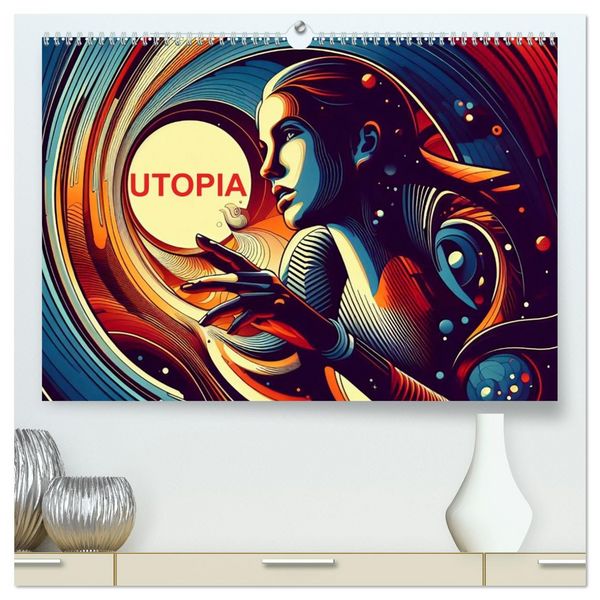 Produktbild: Utopia (hochwertiger Premium Wandkalender 2026 DIN A2 quer), Kunstdruck in Hochglanz