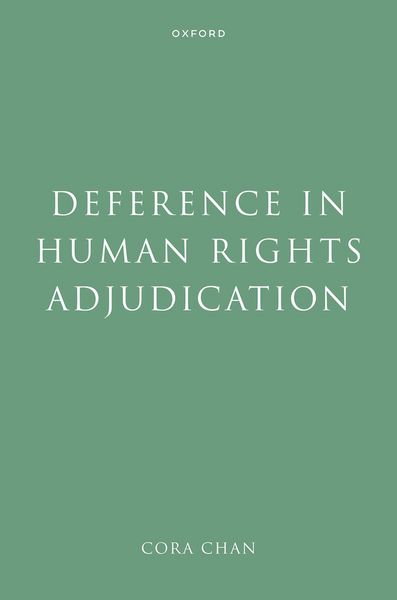 Produktbild: Deference in Human Rights Adjudication