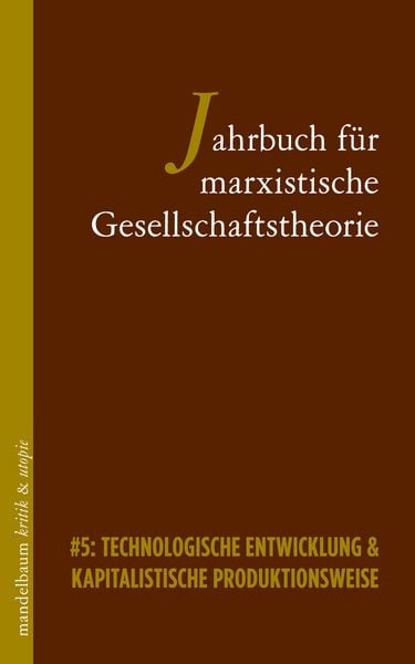 Produktbild: Jahrbuch f&uuml;r marxistische Gesellschaftstheorie