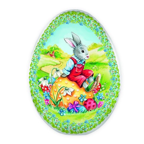 Produktbild: Tr&ouml;tsch Osterei zum Bef&uuml;llen 18 cm Hasenjunge F&uuml;llei Pappei