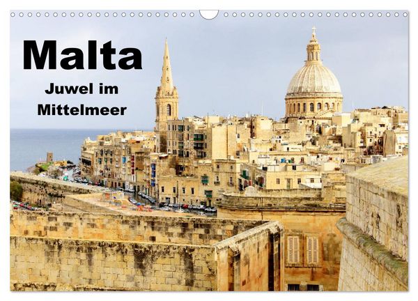 Produktbild: Malta - Juwel im Mittelmeer (Wandkalender 2026 DIN A3 quer), CALVENDO Monatskalender