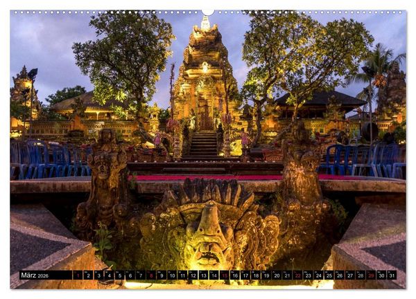 Produktbild: Ubud - Bali (hochwertiger Premium Wandkalender 2026 DIN A2 quer), Kunstdruck in Hochglanz