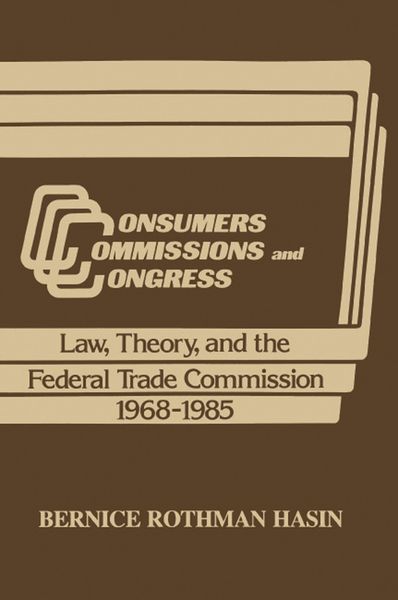 Produktbild: Consumers, Commissions, and Congress