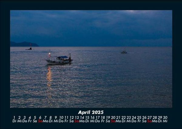 Produktbild: Boote 2025 Fotokalender DIN A5