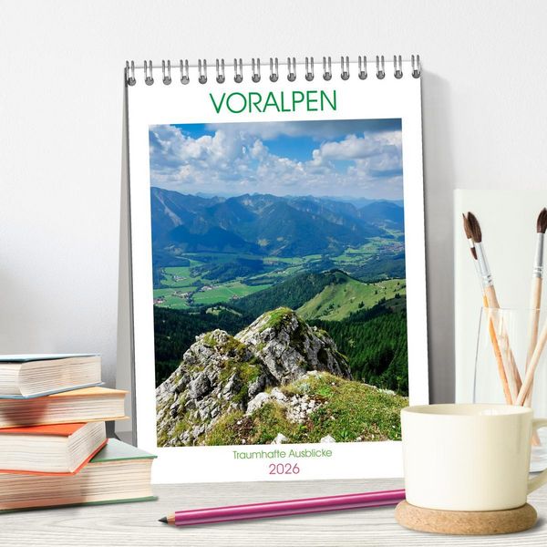 Produktbild: Voralpen (Tischkalender 2026 DIN A5 hoch), CALVENDO Monatskalender