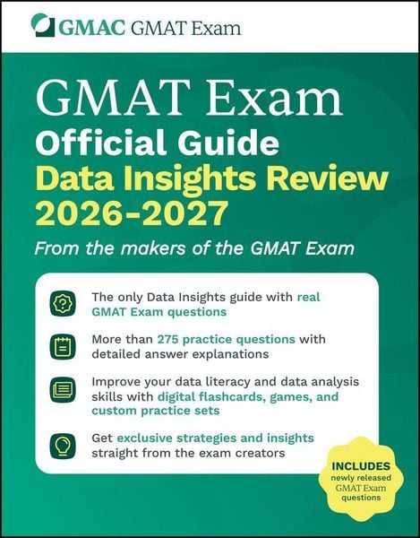 Produktbild: GMAT Official Guide Data Insights Review 2026 - 2027