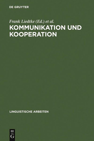 Produktbild: Kommunikation und Kooperation