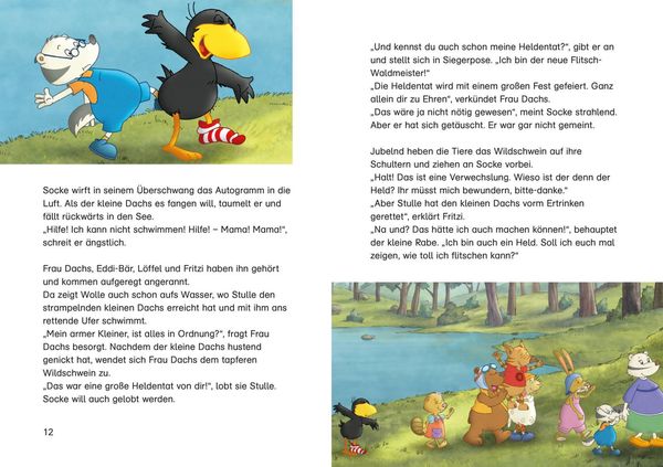 Produktbild: Der kleine Rabe Socke: Rette sich, wer kann! und andere rabenstarke Geschichten