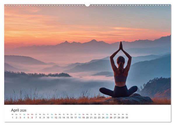 Produktbild: Balance des Lebens (hochwertiger Premium Wandkalender 2026 DIN A2 quer), Kunstdruck in Hochglanz