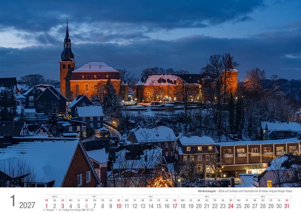Produktbild: H&uuml;ckeswagen 2027 Bildkalender A3 quer Spiralbindung