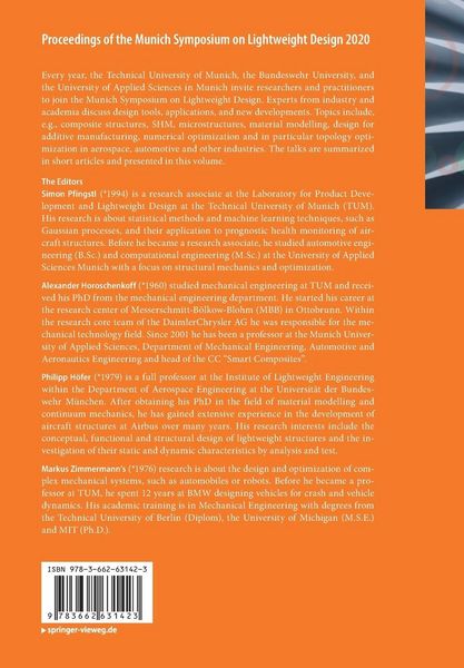 Produktbild: Proceedings of the Munich Symposium on Lightweight Design 2020