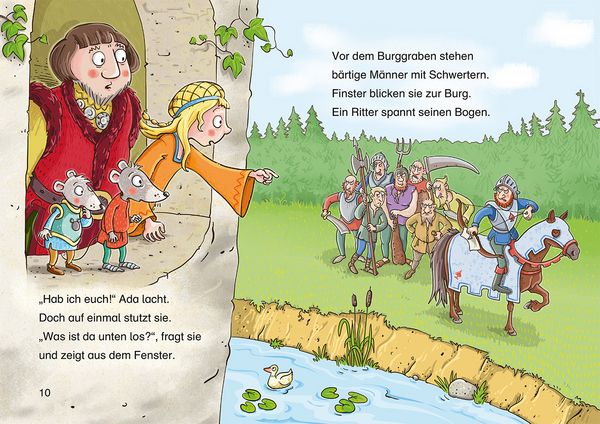 Produktbild: Lesel&ouml;wen 1. Klasse - Rettung f&uuml;r die Ritterburg