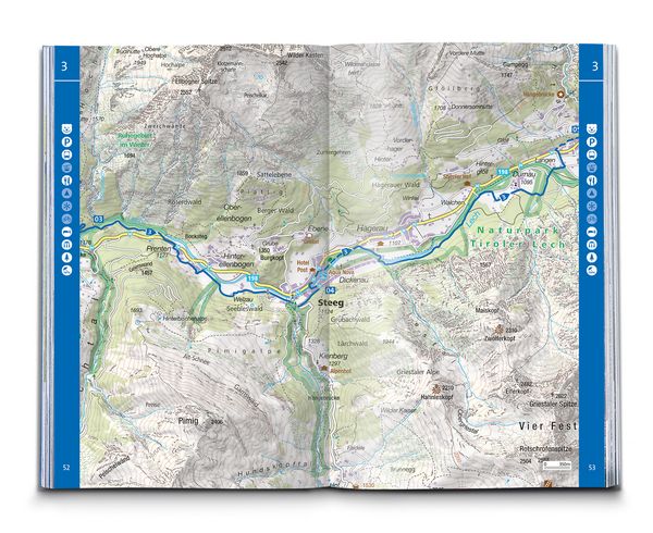 Produktbild: KOMPASS Wanderf&uuml;hrer Lechweg mit Lechschleifen, 16 Touren und Etappen