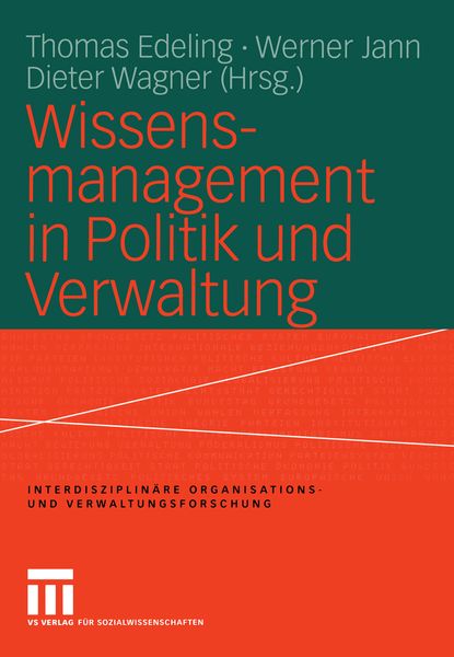 Produktbild: Wissensmanagement in Politik und Verwaltung