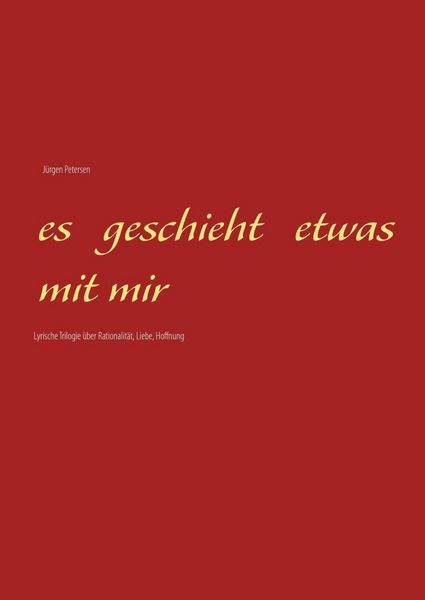 Produktbild: Es geschieht etwas mit mir