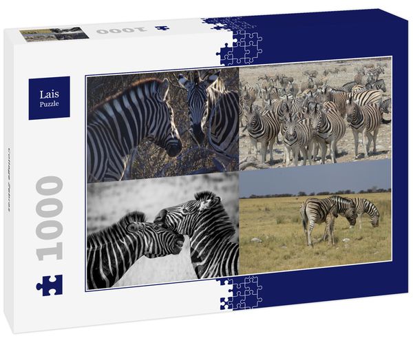 Produktbild: Lais Puzzle Collage Zebras 1000 Teile