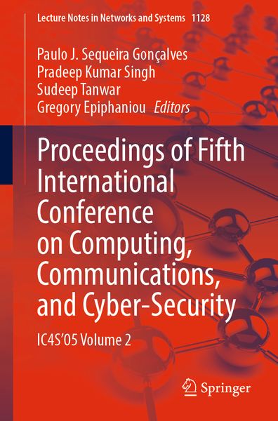 Produktbild: Proceedings of Fifth International Conference on Computing, Communications, and Cyber-Security