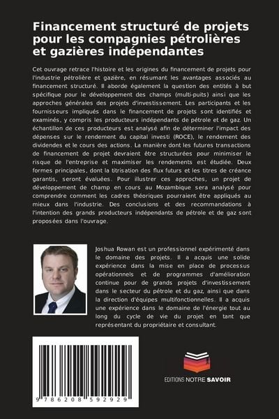 Produktbild: Financement structur&eacute; de projets pour les compagnies p&eacute;troli&egrave;res et gazi&egrave;res ind&eacute;pendantes