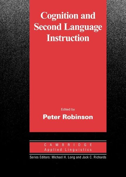 Produktbild: Cognition and Second Language Instruction