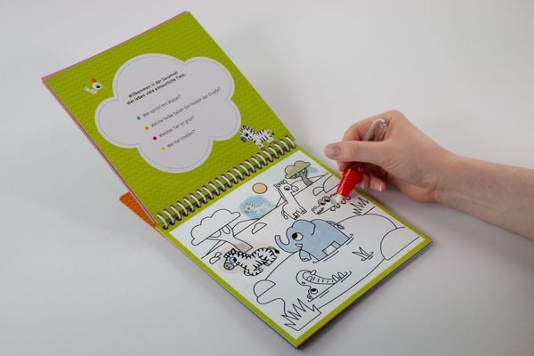 Produktbild: Das magische Wassermalbuch - Wilde Tiere