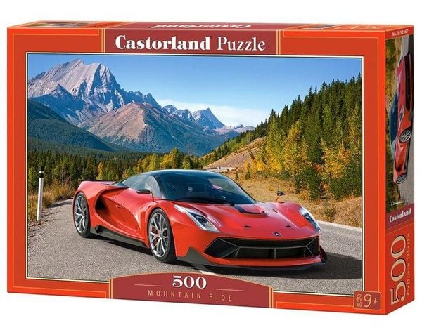 Produktbild: Castorland 500 Piece Jigsaw Puzzles, Mountain Ride, Fast & Furious, Fast Cars, Landscape Puzzle, Adult Puzzle, Castorland B-52967