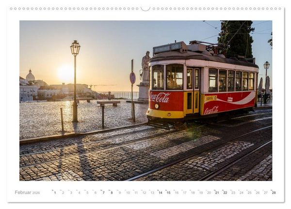 Produktbild: Lissabon - Alter macht sch&ouml;n (hochwertiger Premium Wandkalender 2026 DIN A2 quer), Kunstdruck in Hochglanz