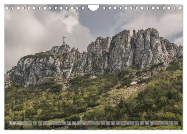 Produktbild: Gipfelkreuze auf bayerischen Bergen (Wandkalender 2026 DIN A4 quer), CALVENDO Monatskalender