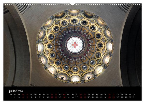 Produktbild: Un jour Lourdes (Calendrier mural 2026 DIN A2 vertical) calendrier de bureau