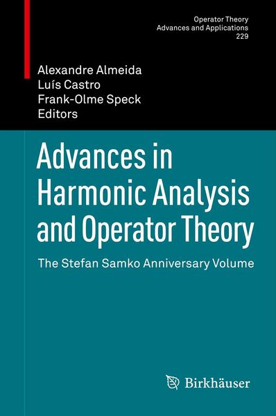 Produktbild: Advances in Harmonic Analysis and Operator Theory