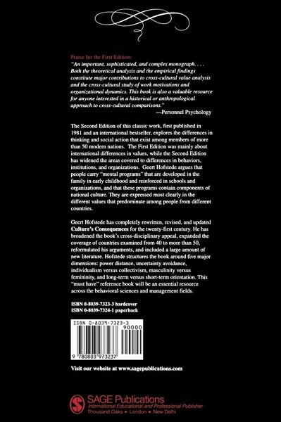 Produktbild: Culture's Consequences