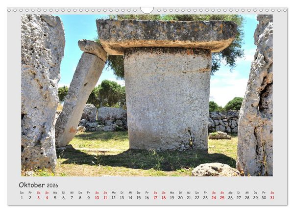 Produktbild: Menorca, die sch&ouml;ne Schwester (Wandkalender 2026 DIN A3 quer), CALVENDO Monatskalender