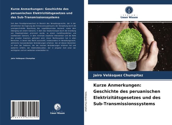 Produktbild: Kurze Anmerkungen: Geschichte des peruanischen Elektrizit&auml;tsgesetzes und des Sub-Transmissionssystems