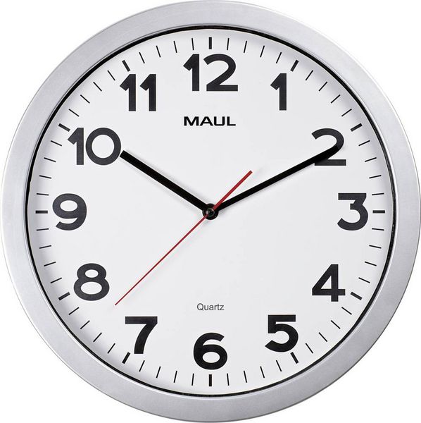 Produktbild: Maul 9053695 Quarz Wanduhr 35cm x 350mm x 30mm x 50mm Silber