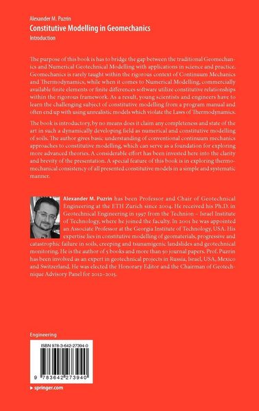 Produktbild: Constitutive Modelling in Geomechanics
