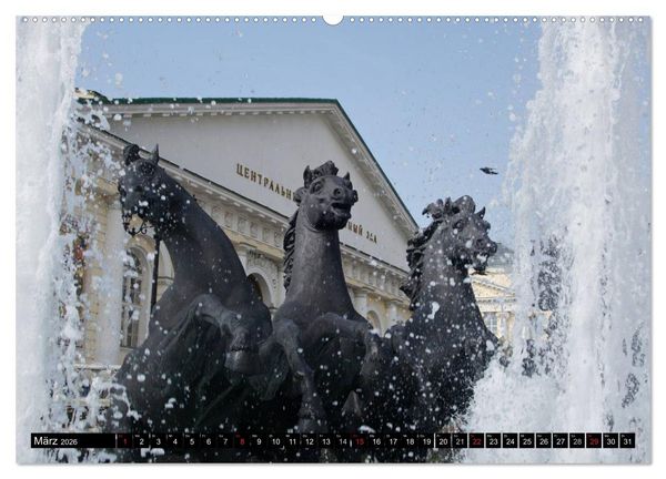Produktbild: Flussfahrt Moskau - St. Petersburg (hochwertiger Premium Wandkalender 2026 DIN A2 quer), Kunstdruck in Hochglanz