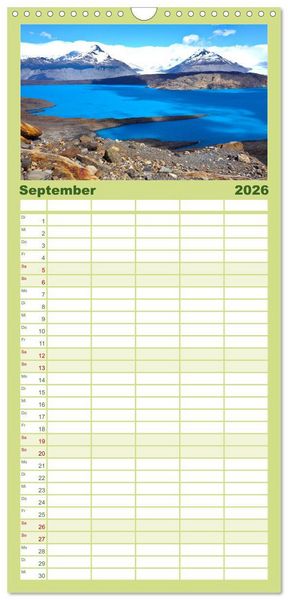 Produktbild: Familienplaner 2026 - S&uuml;damerika - Vom Reich der Inka bis nach Patagonien mit 5 Spalten (Wandkalender, 21 x 45 cm) CALVENDO