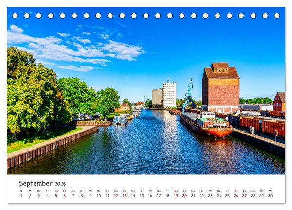 Produktbild: Anklam und Umgebung (Tischkalender 2026 DIN A5 quer), CALVENDO Monatskalender