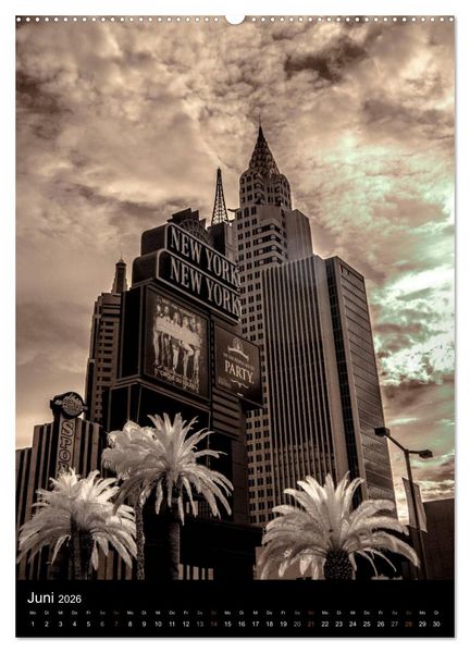 Produktbild: LAS VEGAS (Wandkalender 2026 DIN A2 hoch), CALVENDO Monatskalender