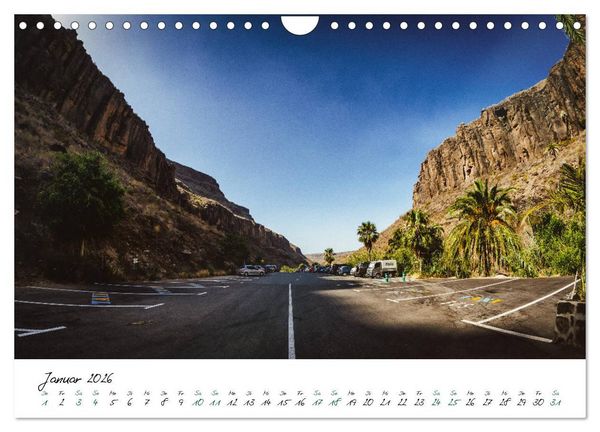 Produktbild: Gran Canaria - 365 Tage Fr&uuml;hling (Wandkalender 2026 DIN A4 quer), CALVENDO Monatskalender