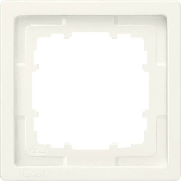 Produktbild: Siemens Schalterprogramm 1fach Rahmen Delta Wei&szlig; 5TG1321 1 St.