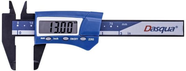 Produktbild: Dasqua 2035-0004, DIN EN 862 Digitaler Messschieber 150mm 1St.