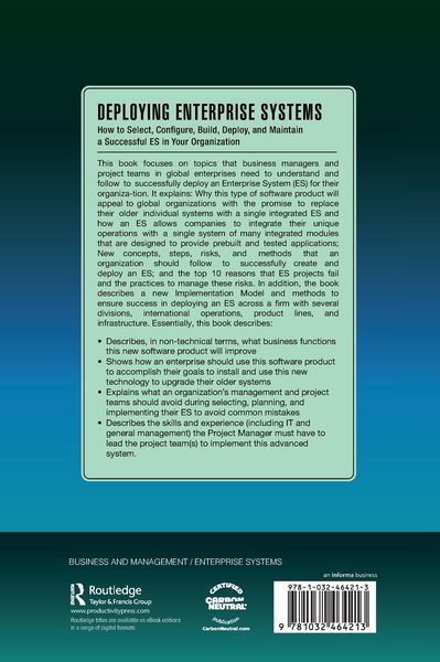 Produktbild: Deploying Enterprise Systems