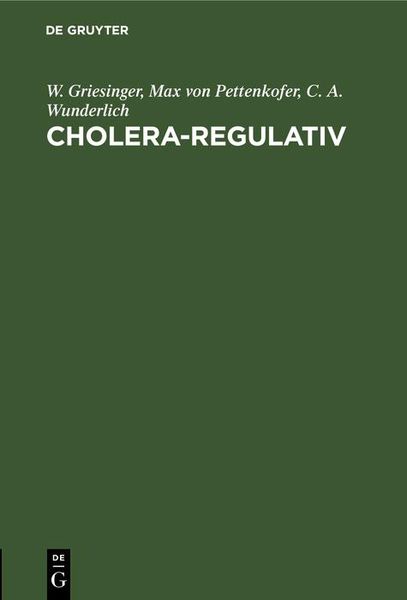 Produktbild: Cholera-Regulativ