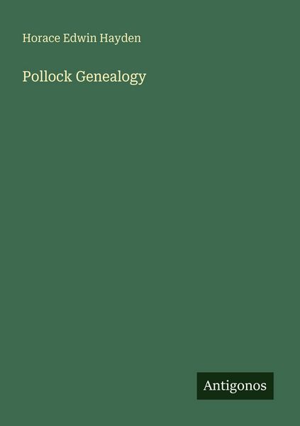 Produktbild: Pollock Genealogy